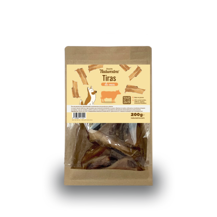Tiras de tripa de vaca para cães | LaraVital
