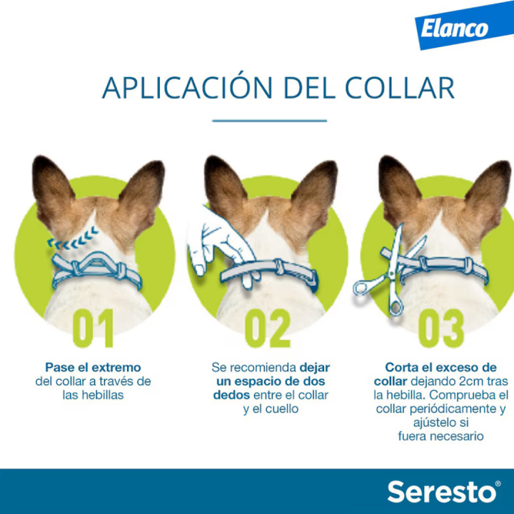 Collar Seresto antiparásitos para perros más de 8 kg