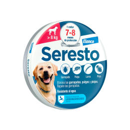 Collar Seresto antiparásitos para perros más de 8 kg