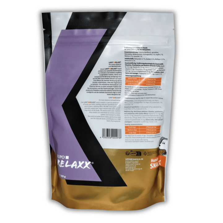 LUPO RELAXX | Snack Calmante para Cães | Laravital